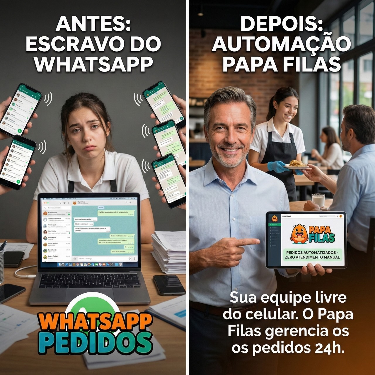 Refém do WhatsApp
